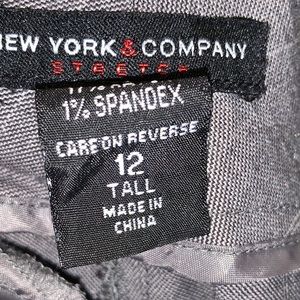 New York and Company size 12 tall trousers.